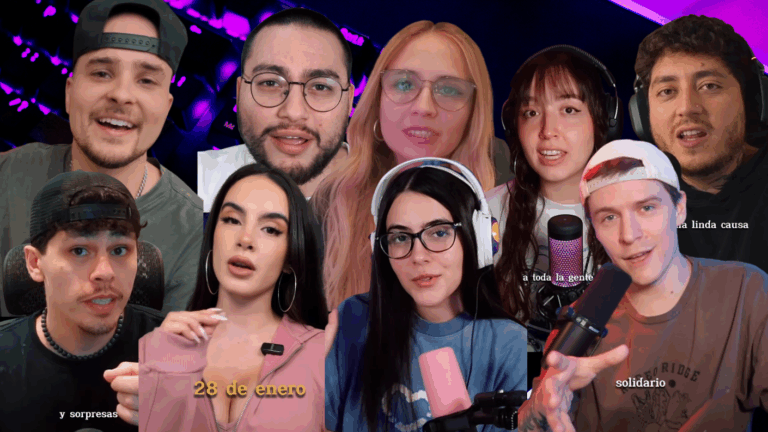 Streamers anuncian transmisión solidaria para ir en ayuda de los damnificados por incendios forestales