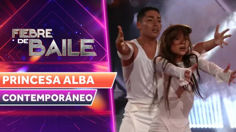 Con emoción y sentido especial: Princesa Alba dedicó un sensible baile a sus abuelitos