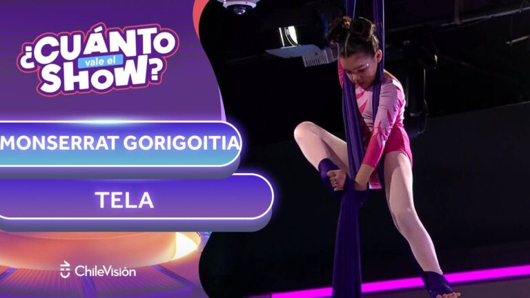 Nueve años de talento: Niña sorprendió con su versatilidad con la tela en las alturas