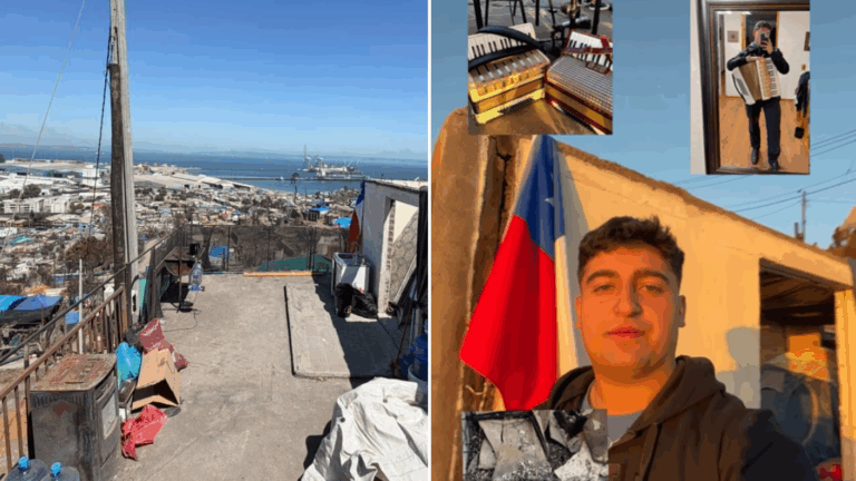 Joven músico de Lirquén pide ayuda tras perder sus intrumentos en iglesia que se quemó en incendio forestal