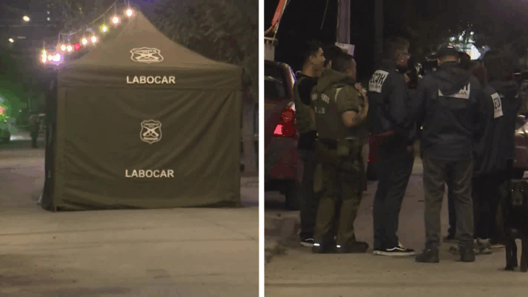 VIDEO | Ciudadano colombiano murió tras balacera en plena vía pública en Estación Central