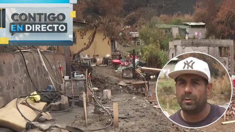 “Algunas personas prometen y...”: El llamado de afectado de incendios en Lirquén por falta de ayuda