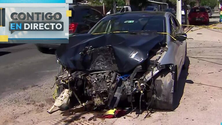 Dos menores de edad lesionados tras choque de vehículos en Cerro Navia: Uno estaría en estado de gravedad