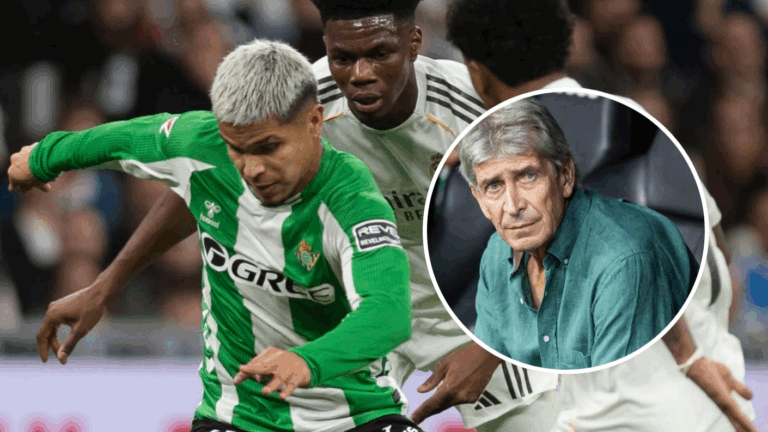 ¡Dura caída! El Betis de Pellegrini sufrió una goleada en su visita al Real Madrid en el Bernabéu