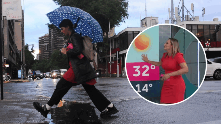 A sacar los paraguas: Anuncian lluvias para la Región Metropolitana este jueves 8 de enero