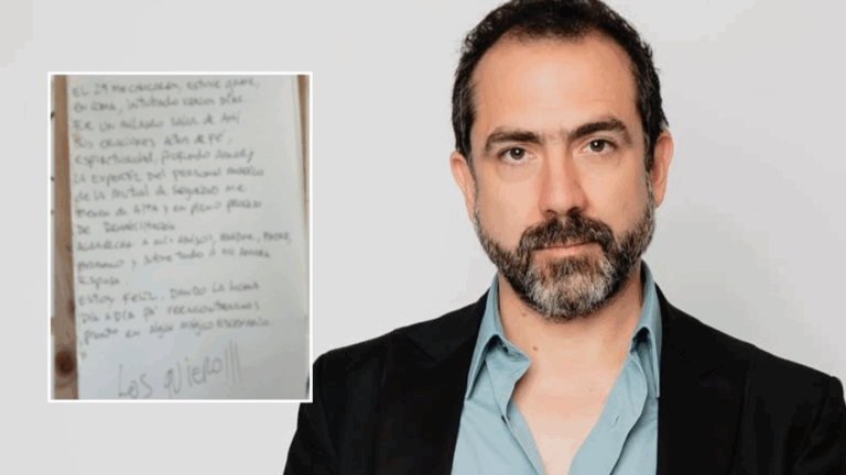 “Fue un milagro salir”: Angelo Pierattini reaparece en redes con emotiva carta tras superar accidente