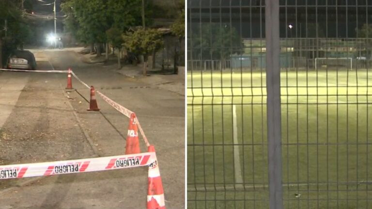 Hombre murió asesinado en riña tras partido de fútbol amateur en estadio municipal de Cerrillos