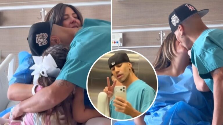 “Nuestro amor se multiplica”: Gabriel Peralta publicó inédito video sobre el parto de su hijo Gael