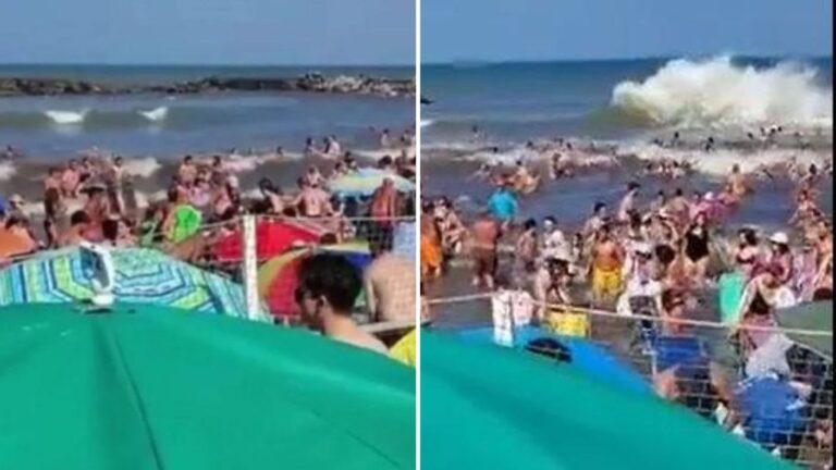 VIDEO | Inusual “mini tsunami” golpeó Mar del Plata en Argentina: Hubo un muerto y 35 heridos