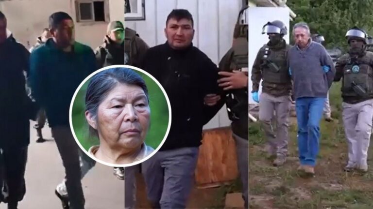 Hijos y exyerno salieron esposados de sus casas: Registran el masivo operativo por caso Julia Chuñil