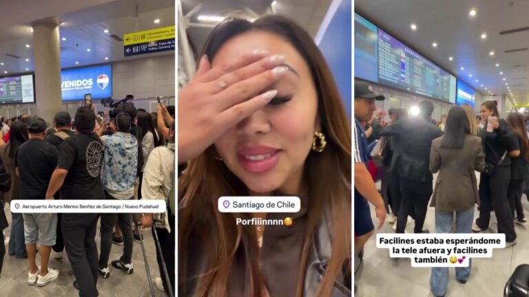 Naya Fácil regresó a Chile: Desató locura en el aeropuerto tras polémico viaje por Egipto