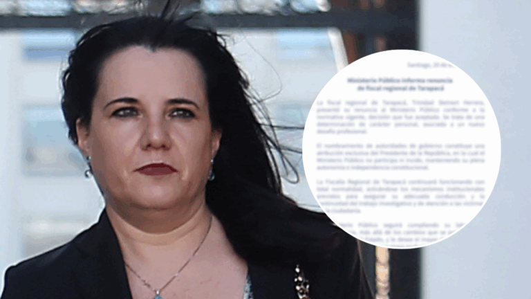 “Por un nuevo desafío personal”: Trinidad Steinert renuncia a su cargo como fiscal de Tarapacá