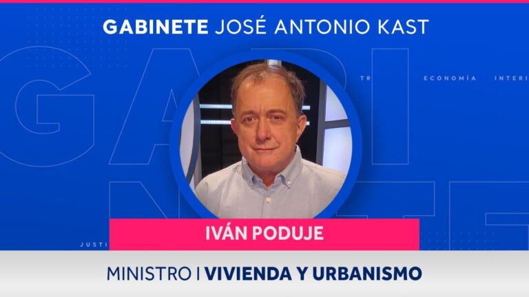 Quién es Iván Poduje, el nuevo ministro de Vivienda de José Antonio Kast