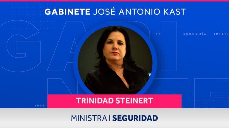 De persecutora a ministra: Trinidad Steinert la exfiscal del nuevo gabinete de J. A. Kast