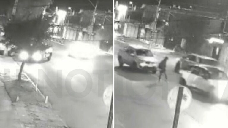 EXCLUSIVO | Video muestra momento en que asaltante es atropellado por su víctima en Maipú