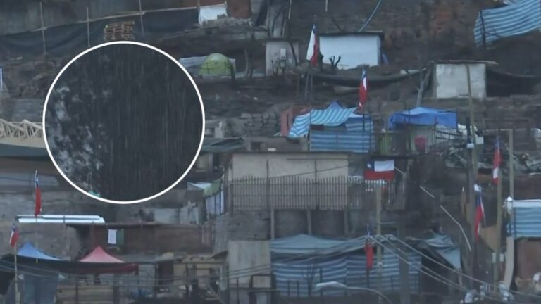 Granizos, relámpagos y truenos afectan a Lirquén: Activaron alerta SAE por tormenta eléctrica