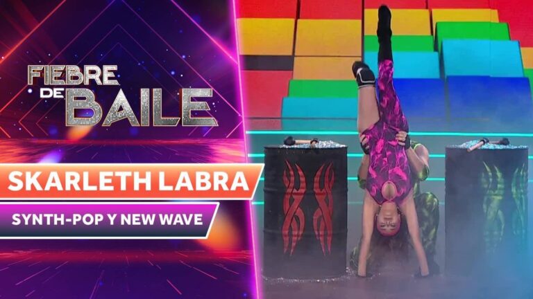 Con tambores y lo mejor de los 80: Skarleth Labra impactó en Fiebre de Baile con su performance