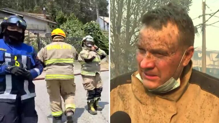 Bomberos de Chile: Los héroes que arriesgan su vida durante los incendios forestales en la zona sur