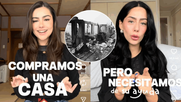 Influencers regalan casa a familia damnificada en incendios forestales: “Pusimos la primera piedra”
