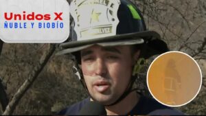 “Pensé en la bebé y su mamá”: Bombero relató rescate de mellizas en incendio forestal del sur