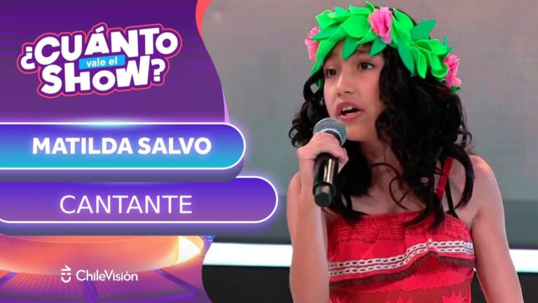 ¡Una Moana de 8 años! Pequeña cantante de Villarrica conquistó al jurado con su adorable performance