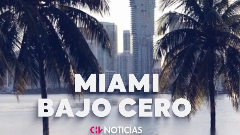 Tras potente tormenta invernal: Se esperan temperaturas bajo cero este fin de semana en la ciudad de Miami
