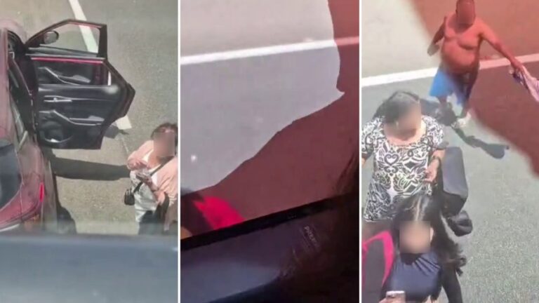 VIDEO | Perdieron el bus, lo persiguieron por la Ruta 5 y lo detuvieron para apedrearlo en Coquimbo