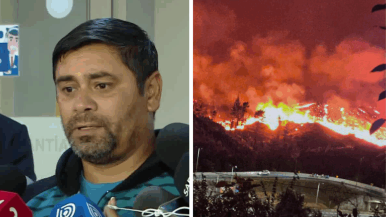 VIDEO | Sospechoso de incendio forestal en Biobío relata el origen del fuego: “Grité varias veces”