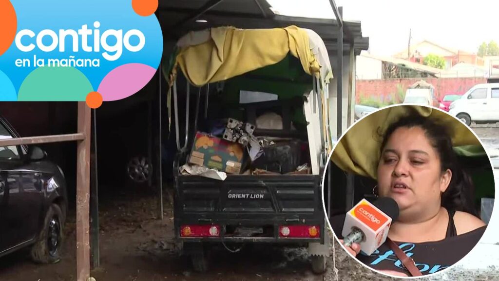 “Me robaron la mercadería”: El drama de vecina de Maipú tras aluvión que dejó inundada su casa
