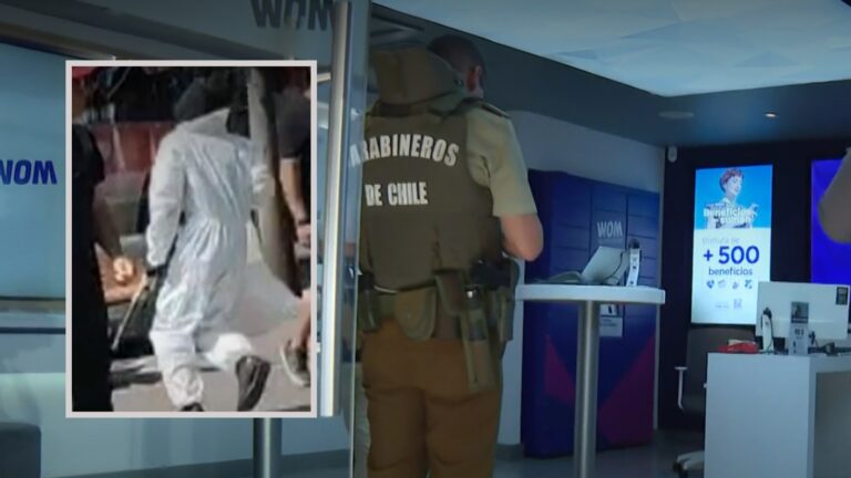 Video | Hasta con metralleta: Así fue el robo de overoles blancos a tienda de celulares en San Miguel