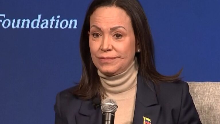 María Corina Machado dice que será presidenta de Venezuela “cuando llegue el momento”