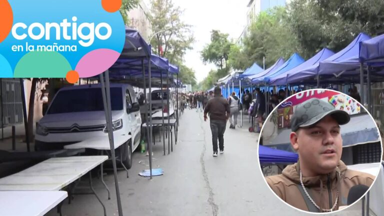“Nos vamos a correr...”: Ambulantes salen de Meiggs y se toman calles de otro punto de Santiago