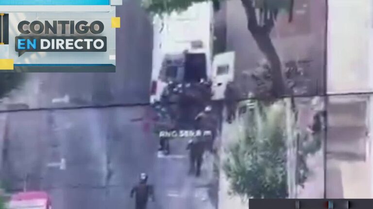 14 detenidos dejó el enfrentamiento entre comerciantes y Carabineros en tensa jornada en Meiggs