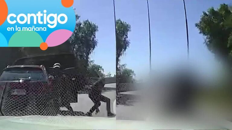 “Esta pasada es peligrosa”: Conductor anticipó encerrona y atropelló a delincuente en su huida
