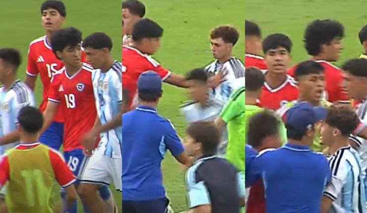 Empujones e insultos: Triunfo de Chile Sub 17 ante Argentina desafó furia de los trasandinos