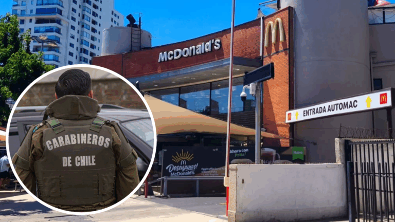 “Les meto bala”: Carabineros son dados de baja tras amenazar a clientes en fila de conocido local de comida rápida