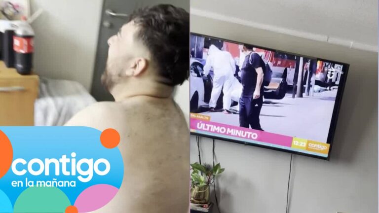 “Ahí salgo yo”: Banda de overoles blancos veía matinal de CHV tras su propio asalto en San Miguel