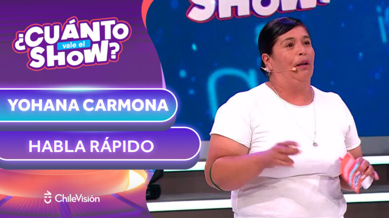 ¡Habla tan rápido que podría batir un récord Guinness! Esta participante sorprendió con su labia