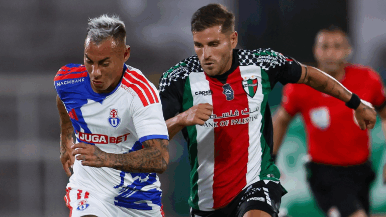 Palestino y U. de Chile igualaron sin goles en un intenso duelo por la Liga de Primera