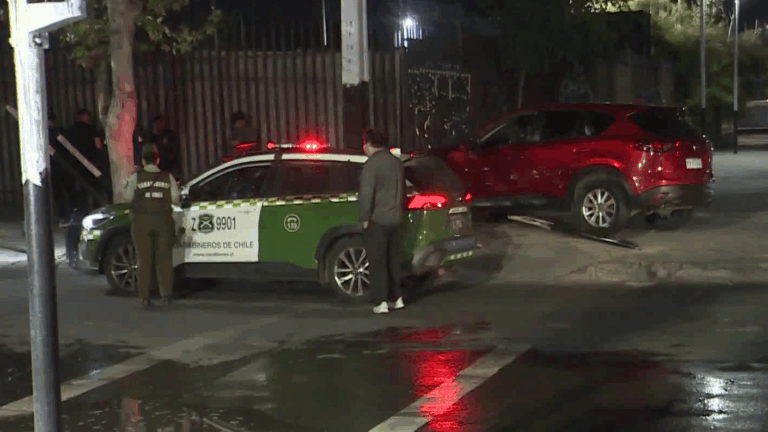 Tres personas fueron detenidas tras provocar dos accidentes en Pudahuel