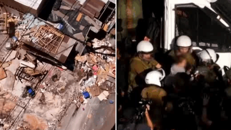 VIDEO | Incidentes en desalojo de Toma Santa Marta: Pobladores detenidos tras altercado con Carabineros