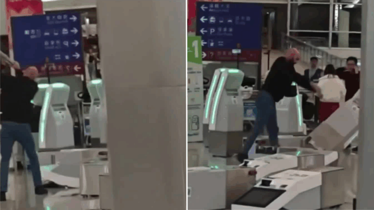 Escándalo en aeropuerto: Turista quedó detenido por graves destrozos tras ataque de furia