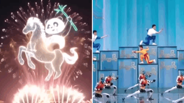 Con drones y robots Kung Fu: Así fue la celebración del Año Nuevo Chino que impactó al mundo