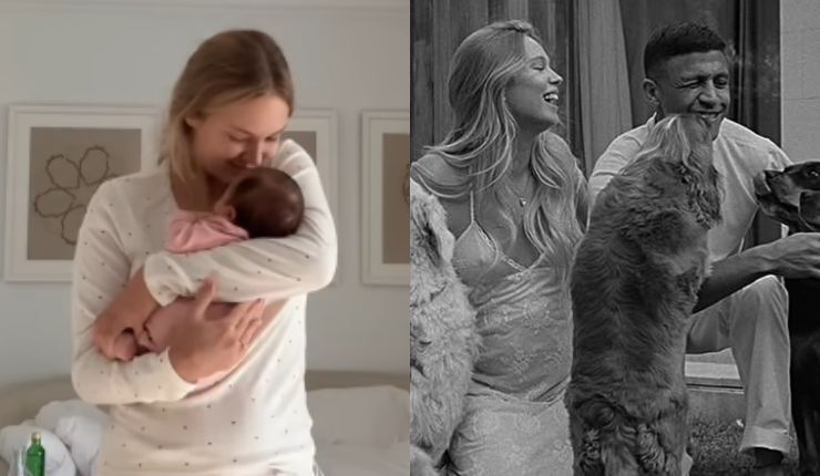 La sincera reflexión sobre la maternidad de Alexandra Litvinova, pareja de Alexis Sánchez