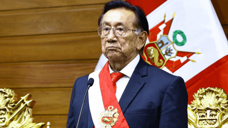 Nuevo presidente de Perú: Congreso escoge al parlamentario José María Balcazár de 83 años