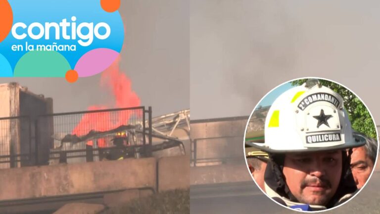 “El impacto produce el incendio”: Revelan detalles sobre causas de explosión en autopista de Renca