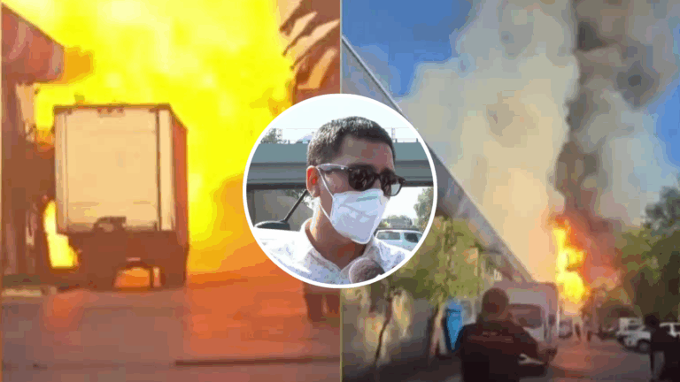 El crudo relato de conductor que iba detrás de camión que explotó en Renca: “Mucha gente quedó atrapada”