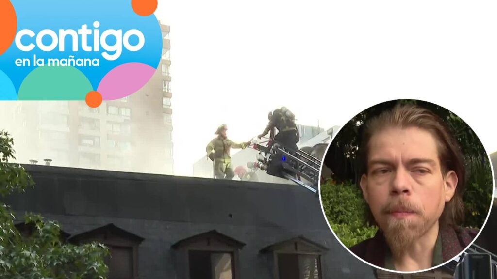“Me ardían los ojos y me costaba respirar”: Residente relató voraz incendio en cité de Santiago Centro