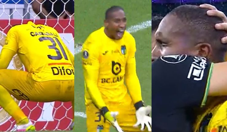 VIDEO | “Mi oportunidad”: Así rezó Omar Carabalí antes de cada penal en tanda de O'Higgins vs Bahía