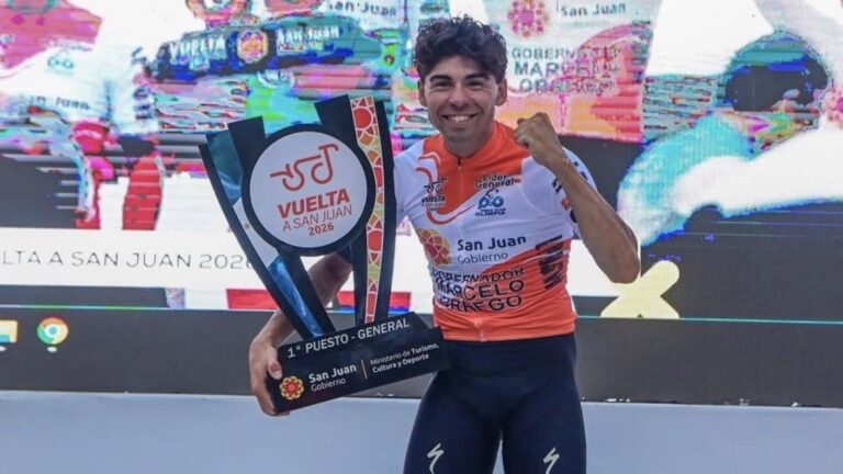 Histórico triunfo del ciclismo chileno: Cristóbal Baeza es campeón de la Vuelta a San Juan 2026